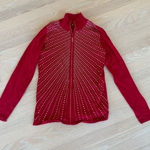 Belldini Zip-up rhinestone jacket
